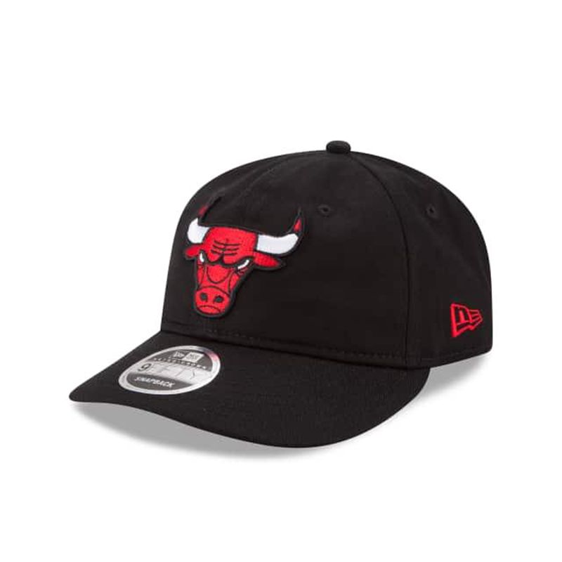 NBA Chicago Bulls Team Choice Retro Crown 9Fifty Snapback (RFZ2320) - Black New Era Caps